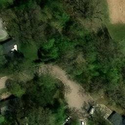 Sand Creek Park Sand Volleyball Courts — aerial view