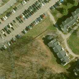 Village of Potsdam Beach Volleyball Court #1 — aerial view