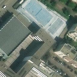 Volleyball Court — aerial view