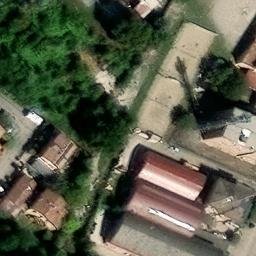 Volleyball Court near Modena — aerial view