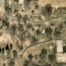 Sand Volleyball Court in Lakeville, MN — aerial view