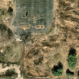 Sand Volleyball Court in Lakeville, MN — aerial view
