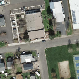 North Albany Beach Volleyball Court #1 — aerial view