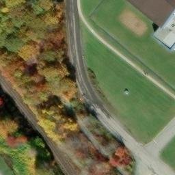 Sand Volleyball Court in Halifax Regional Municipality, NS — aerial view