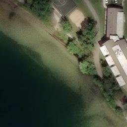 Green Lake Township Beach Volleyball Court — aerial view