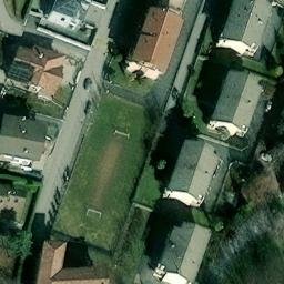 Grass Volleyball Court — aerial view