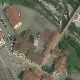 Volleyball Court near Ronco Scrivia — aerial view