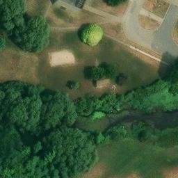 Brockville Beach Volleyball Court — aerial view