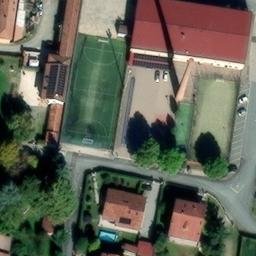 Volleyball Court — aerial view