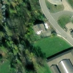 Grass Volleyball Court — aerial view