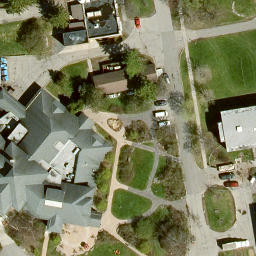 Village of Canton Beach Volleyball Court #1 — aerial view