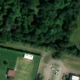 Sand Volleyball Court — aerial view