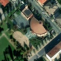 Volleyball Court — aerial view