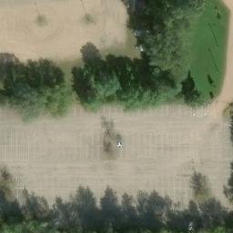 Stevens Point Beach Volleyball Court #14 — aerial view