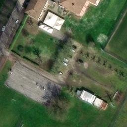 Volleyball Court — aerial view