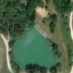 Sand Volleyball Court — aerial view