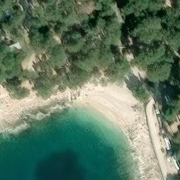 Sand Volleyball Court — aerial view