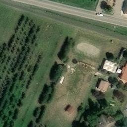Sand Volleyball Court — aerial view