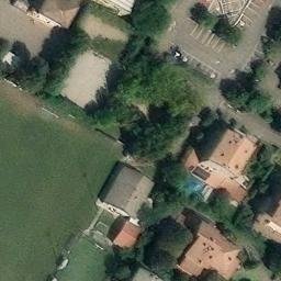 Sand Volleyball Court — aerial view