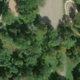 Stevens Point Beach Volleyball Court #4 — aerial view