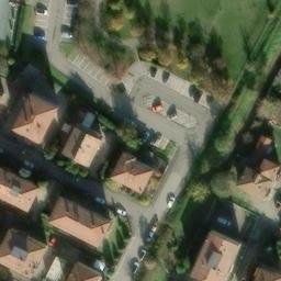 Grass Volleyball Court — aerial view