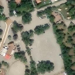 Volleyball Court near Veynes — aerial view