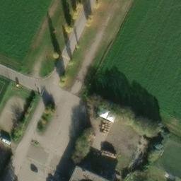 Sand Volleyball Court — aerial view