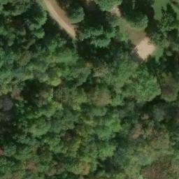 Stevens Point Beach Volleyball Court #3 — aerial view