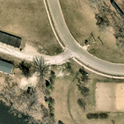 Cannon Falls Beach Volleyball Court #1 — aerial view
