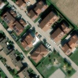 Volleyball Court near Fossano — aerial view