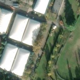 Sand Volleyball Court — aerial view