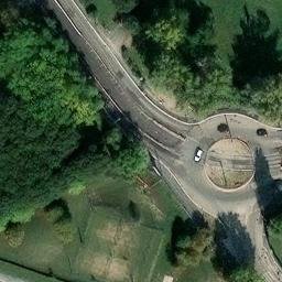 Grass Volleyball Court — aerial view