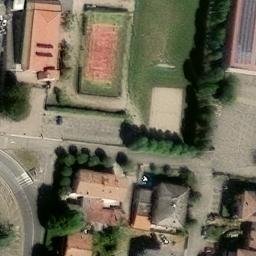 Sand Volleyball Court — aerial view