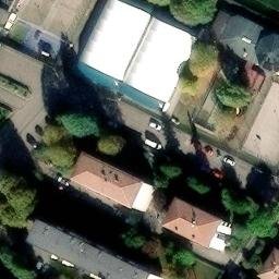 Sand Volleyball Court — aerial view
