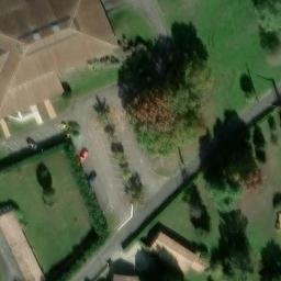Volleyball Court near Belin-Béliet — aerial view