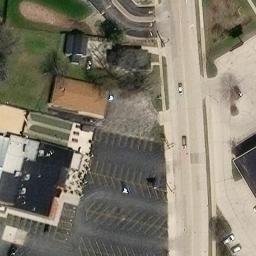 Green Bay Beach Volleyball Court — aerial view