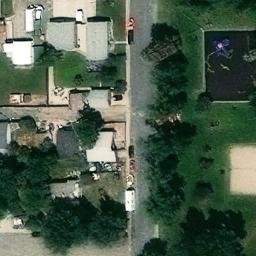 Greybull Beach Volleyball Court — aerial view