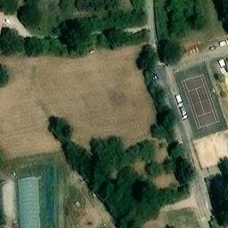 Sand Volleyball Court — aerial view