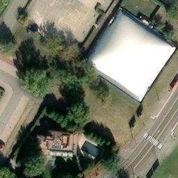 Sand Volleyball Court — aerial view