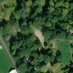 Sand Volleyball Court — aerial view