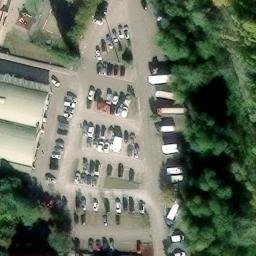 Campo da beach volley — aerial view