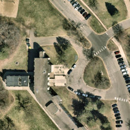 Northfield Beach Volleyball Court #6 — aerial view