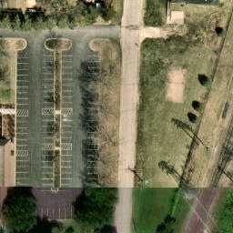 Northfield Beach Volleyball Court #4 — aerial view