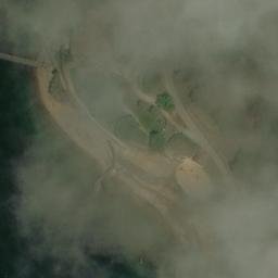 Sand Volleyball Court — aerial view
