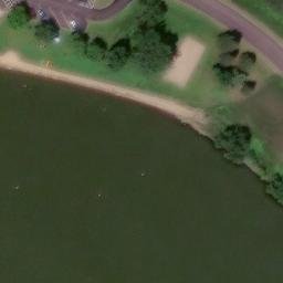 Preston Township Beach Volleyball Court #3 — aerial view