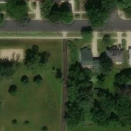 Northfield Beach Volleyball Court #3 — aerial view
