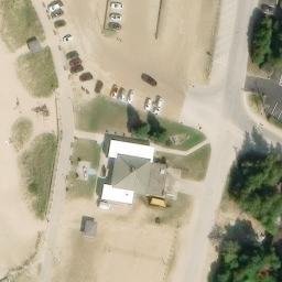 Port Elgin Beach Volleyball Court #5 — aerial view