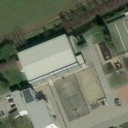 Sand Volleyball Court — aerial view