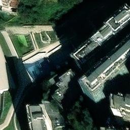 Volleyball Court near Genova — aerial view