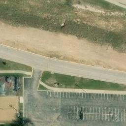 Sturgis Beach Volleyball Court #4 — aerial view
